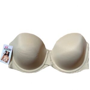 NWT Maidenform Five Way Convertible Strap Cream Bra Size 40C